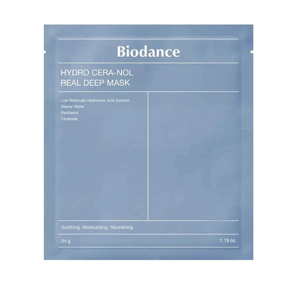 Biodance Hydro Cera-nol Real Deep Mask 34g – masque hydrogel