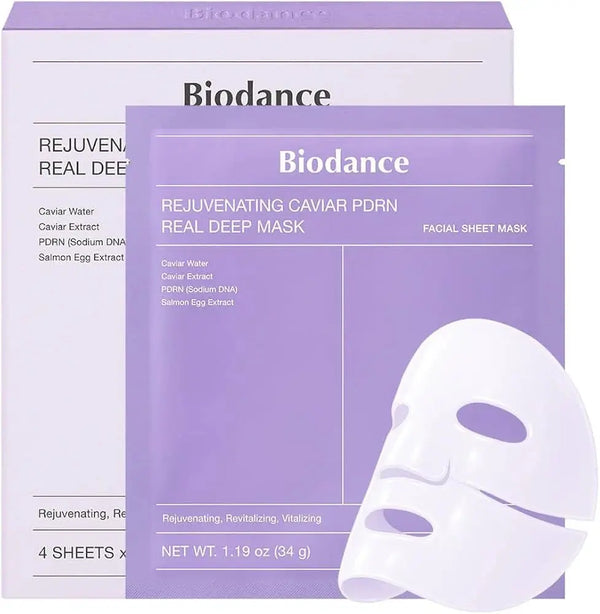 Biodance Rejuvenating Caviar PDRN Real Deep Mask (4 x 34g) – masque hydrogel