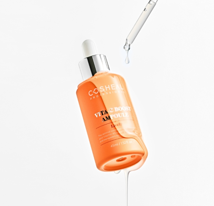 COSHEAL Lively VITA-C BOOST AMPOULE 45ml MAAS K-BEAUTY Korean Cosmetics