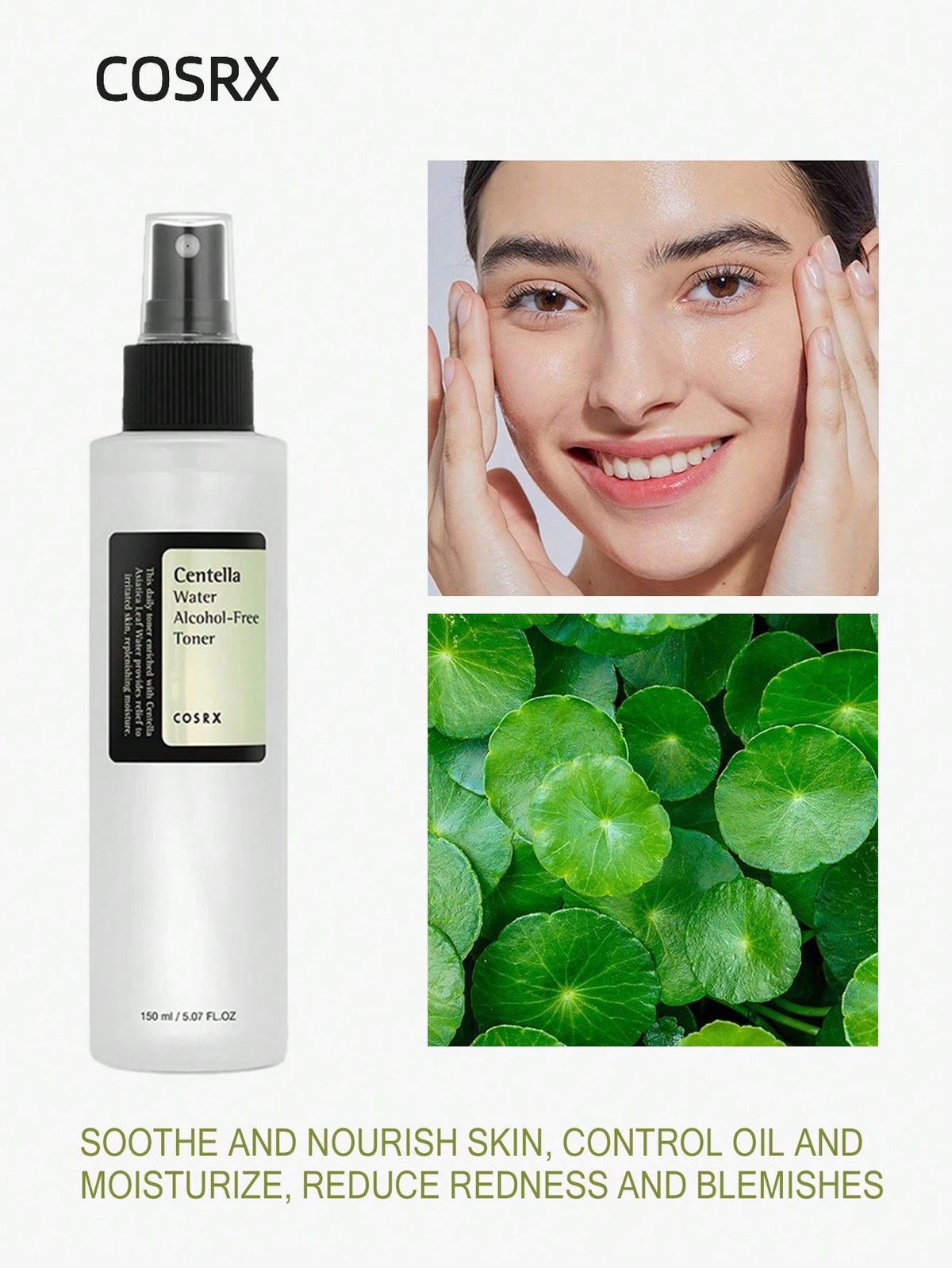 COSRX - Centella Water Alcohol Free 150ml MAAS K-BEAUTY Korean Cosmetics