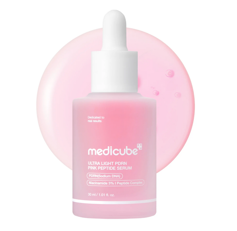 Medicube PDRN Pink Peptide Serum Ultra Light 30ml – flacon sérum léger