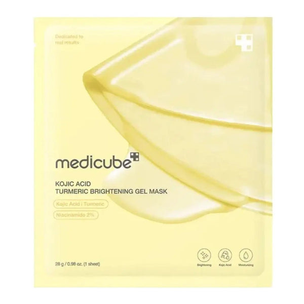 Medicube Kojic Acid Turmeric Gold Jelly Gel Mask – masque hydrogel éclat