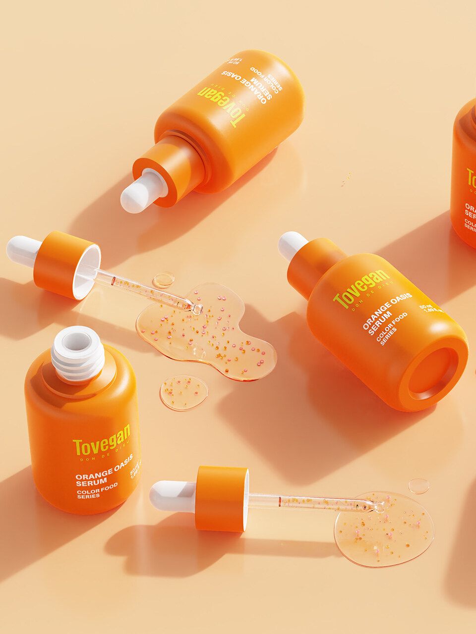 TOVEGAN Orange Oasis Serum – 50 ml MAAS K-BEAUTY Korean Cosmetics