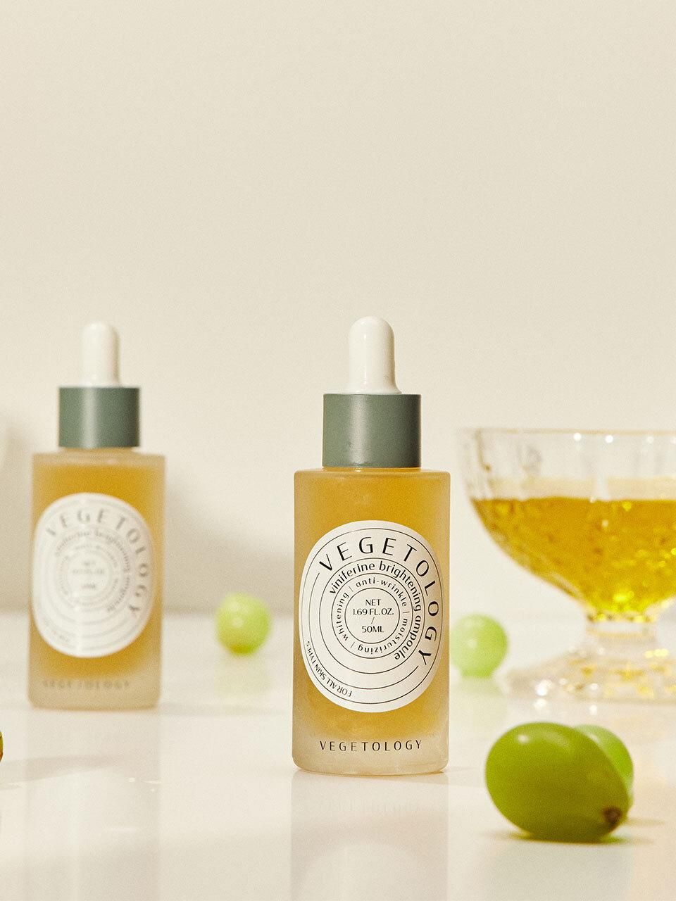 VEGETOLOGY Viniferine Brightening Ampoule – 50 ml MAAS K-BEAUTY Korean Cosmetics