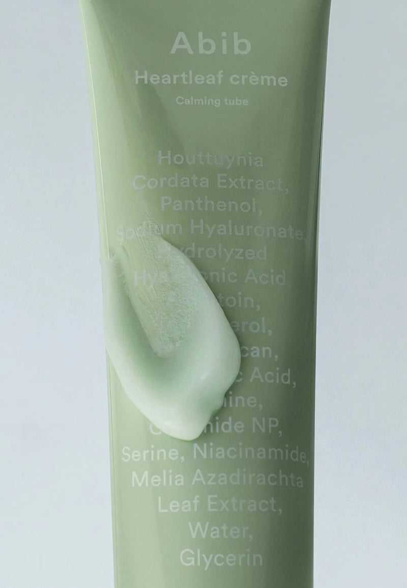 ABIB – Heartleaf Crème Calming Tube – Crème apaisante visage 75ml MAAS K-BEAUTY Korean Cosmetics