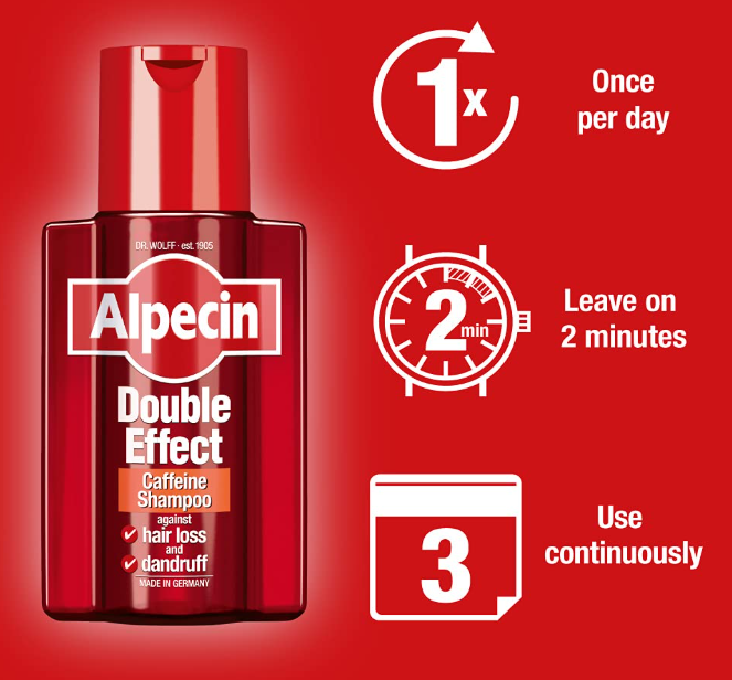 Alpecin Double Effect Caffeine Shampoo – 200 ml MAAS K-BEAUTY Korean Cosmetics