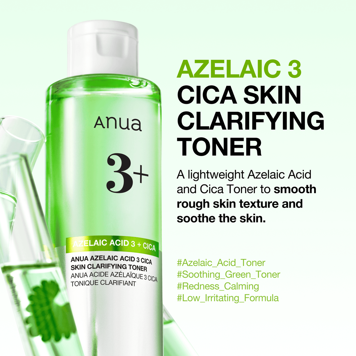 Anua Azelaic 3 Cica Skin Clarifying Toner 250ml – acide azaélaïque 3 %