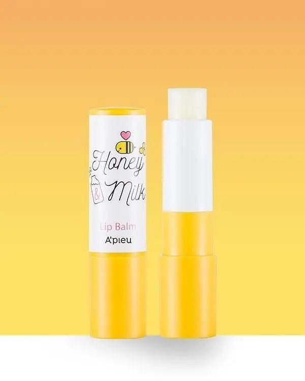 APIEU Honey & Milk Lip Blam MAAS K-BEAUTY Korean Cosmetics