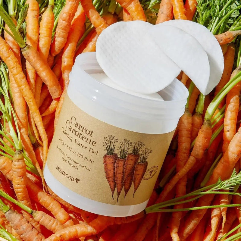 SKINFOOD Carrot Carotene Calming Water Pad MAAS K-BEAUTY Korean Cosmetics