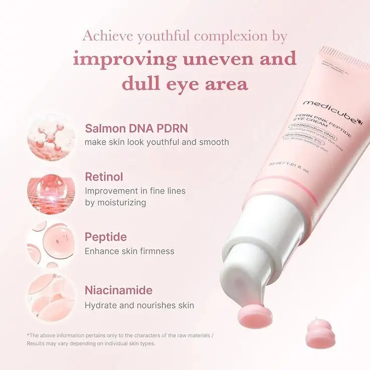 Medicube - PDRN Pink Peptide Eye Cream MAAS K-BEAUTY Korean Cosmetics