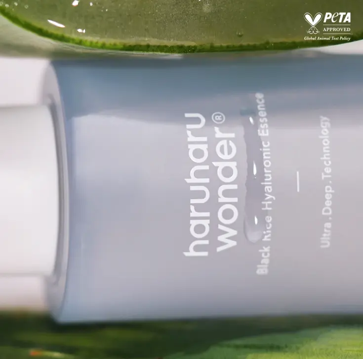 Haruharu Wonder Black Rice Hyaluronic Essence MAAS K-BEAUTY Korean Cosmetics