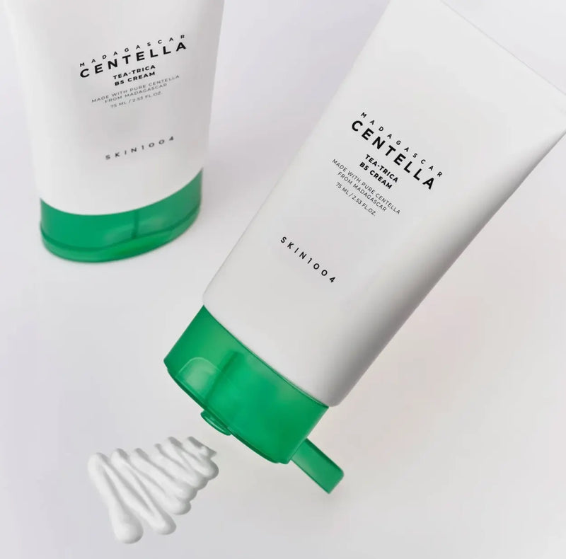 SKIN1004 - Madagascar Centella Tea-Trica B5 Cream - Crème apaisante centella et tea tree de madagascar enrichie en B5 75ml MAAS K-BEAUTY PARIS