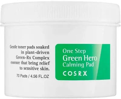 COSRX - One Step Green Hero Calming Pad - Compresses apaisants 70 pad MAAS K-BEAUTY PARIS