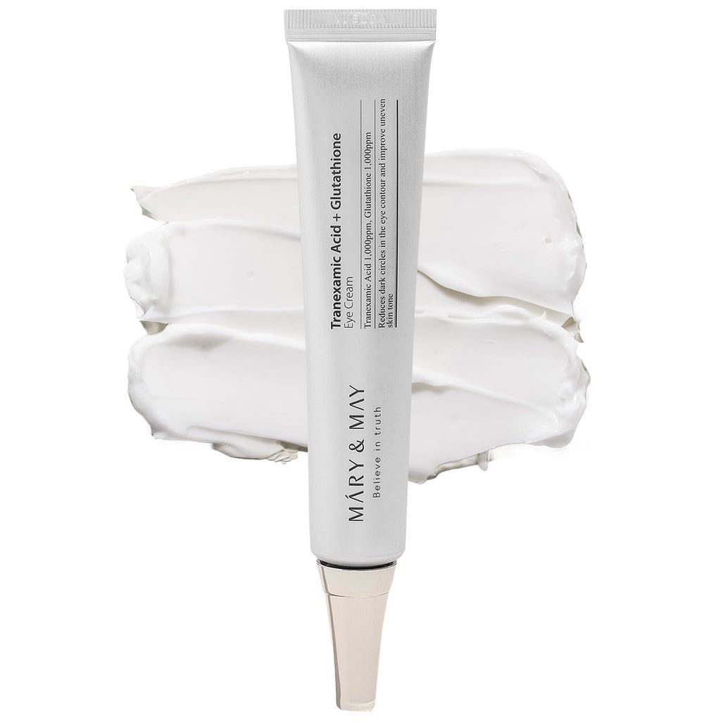 MARY & MAY – Tranexamic Acid + Glutathion Eye Cream 30ml MAAS K-BEAUTY Korean Cosmetics