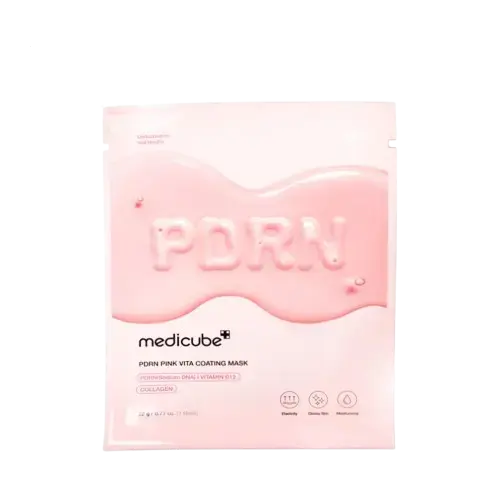 Medicube PDRN Pink Vita Coating Mask – masque tissu PDRN et vitamines