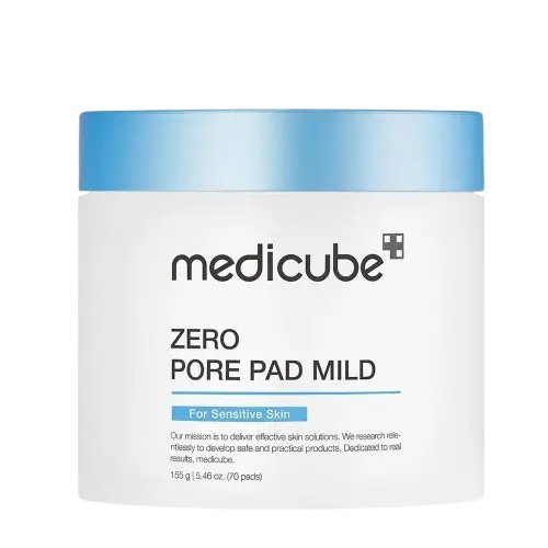Medicube Zero Pore Pad Mild 70 pads – pads exfoliants doux PHA