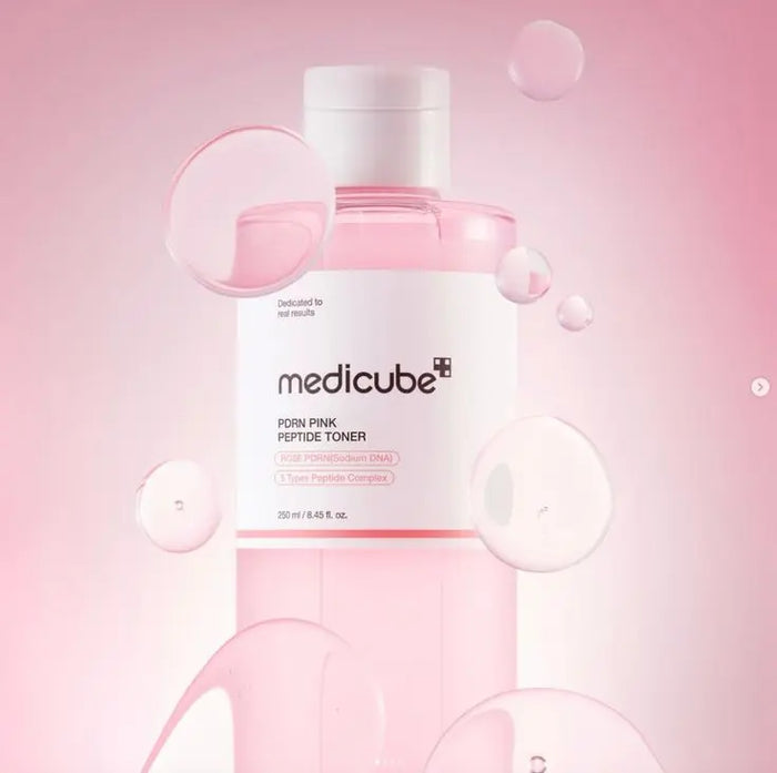 Medicube - PDRN Pink Cica Soothing Toner 250ml – Lotion Tonique Apaisante