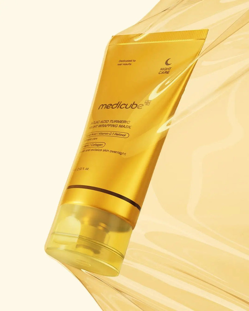 MEDICUBE - Kojic Acid Turmeric Overnight Wrapping Mask MAAS K-BEAUTY Korean Cosmetics
