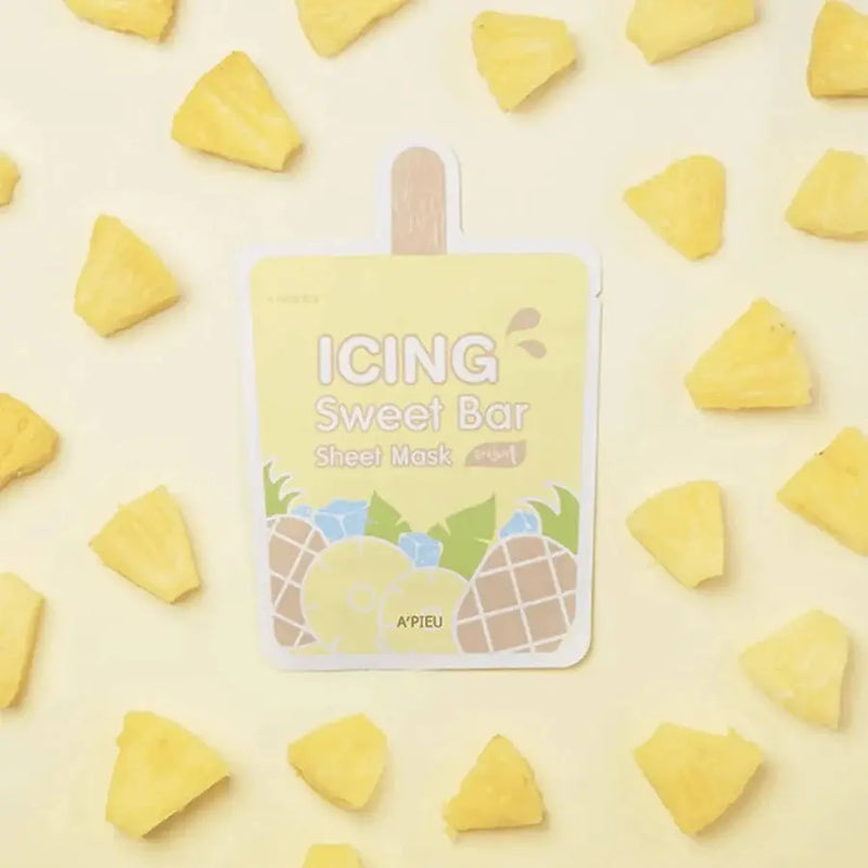 A'pieu Icing Sweet Bar Sheet Mask Pineapple MAAS K-BEAUTY Korean Cosmetics